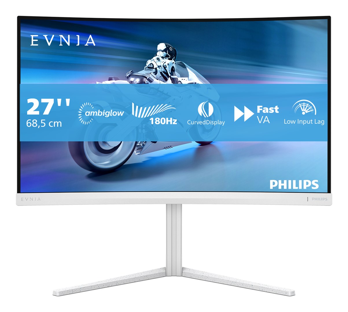 Philips Evnia 5000 27M2C5201L/00 LED display 68,6 cm (27") 1920 x 1080 px Full HD LCD Biały