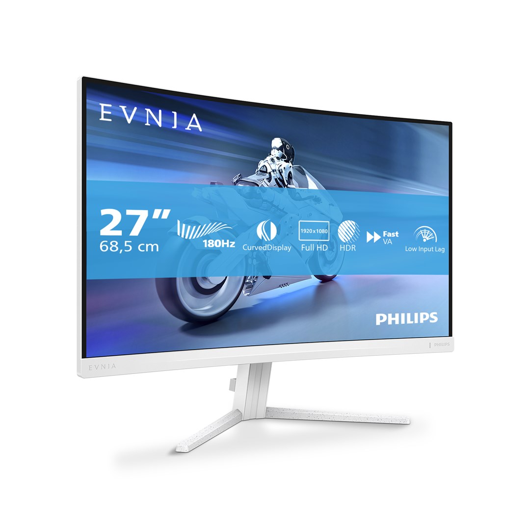 Philips Evnia 5000 27M2C5201L/00 LED display 68,6 cm (27") 1920 x 1080 px Full HD LCD Biały - obrazek 2