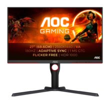MONITOR AOC LED 27″ Q27G3XMN/BK 180Hz