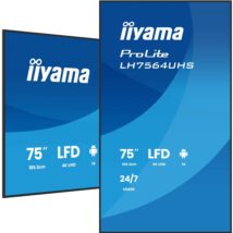 Płaski ekran iiyama LH7564UHS-B1AG 75 IN LCD UHD – 190.5 cm