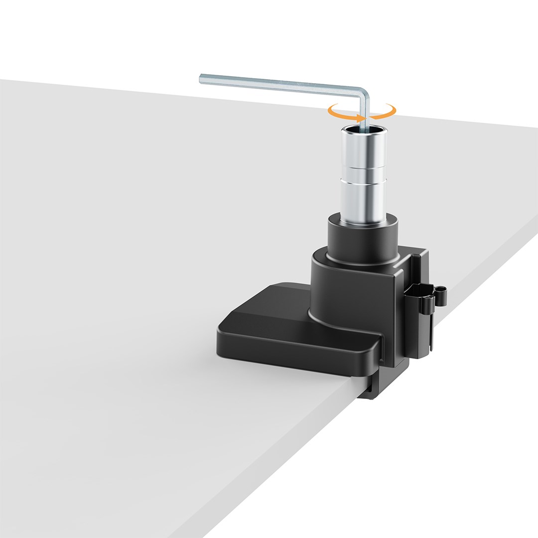 MACLEAN UCHWYT BIURKOWY DO MONITORA LCD 17-57", 27KG, VESA MAX 200X200 PODWÓJNE RAMIĘ MC-968 - obrazek 2