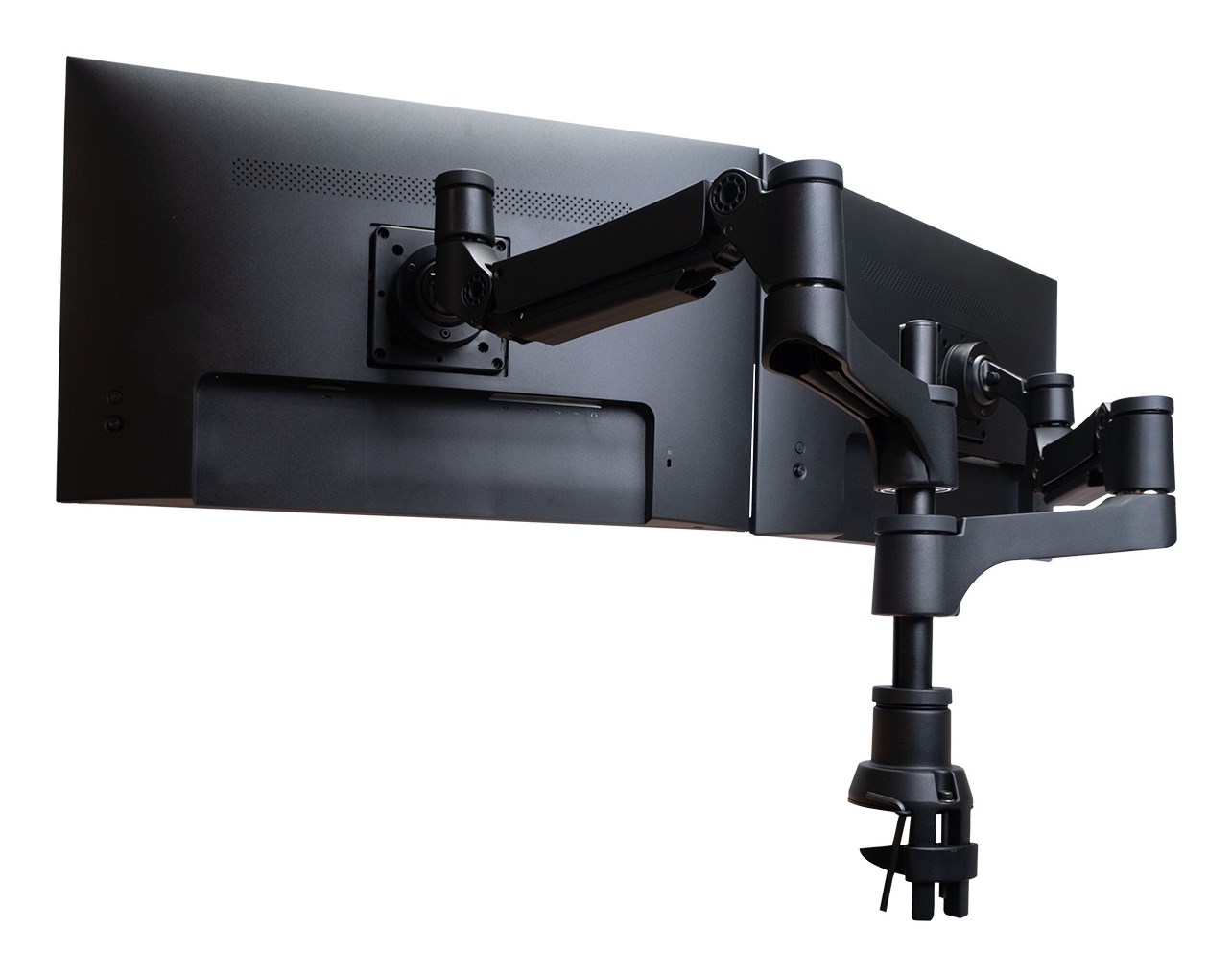 Uchwyt do monitorów R-Go Tools R-Go Monitorarm 0"-32" 2TFT Max.9KG Caparo 4 Gasfeder sidabrinis - obrazek 3