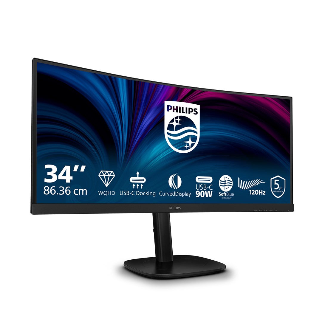 Monitor Philips 86,4cm (34,0") 34B2U3600C 21:09 HDMI+DP+USB-C - obrazek 2