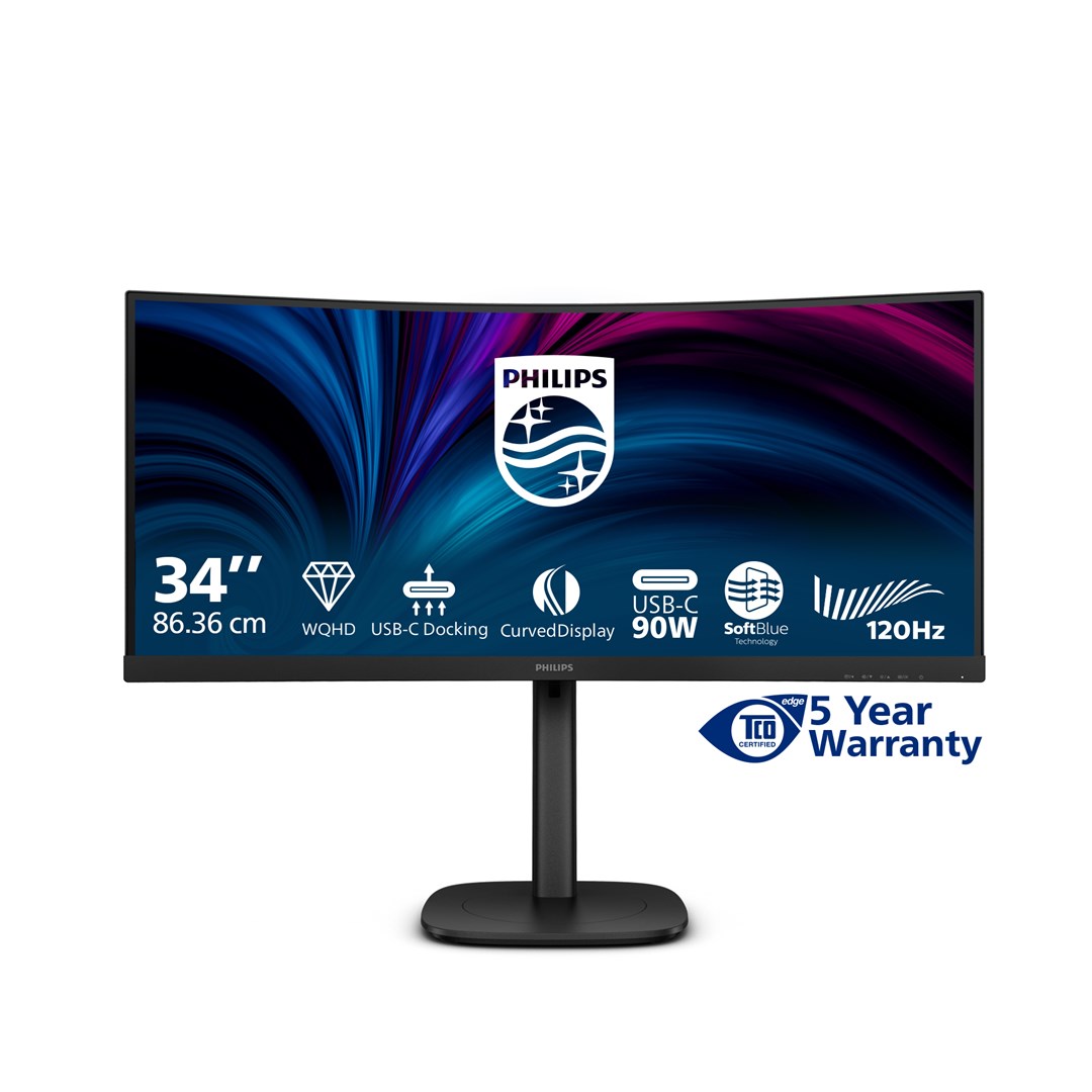 Monitor Philips 86,4cm (34,0") 34B2U3600C 21:09 HDMI+DP+USB-C - obrazek 3