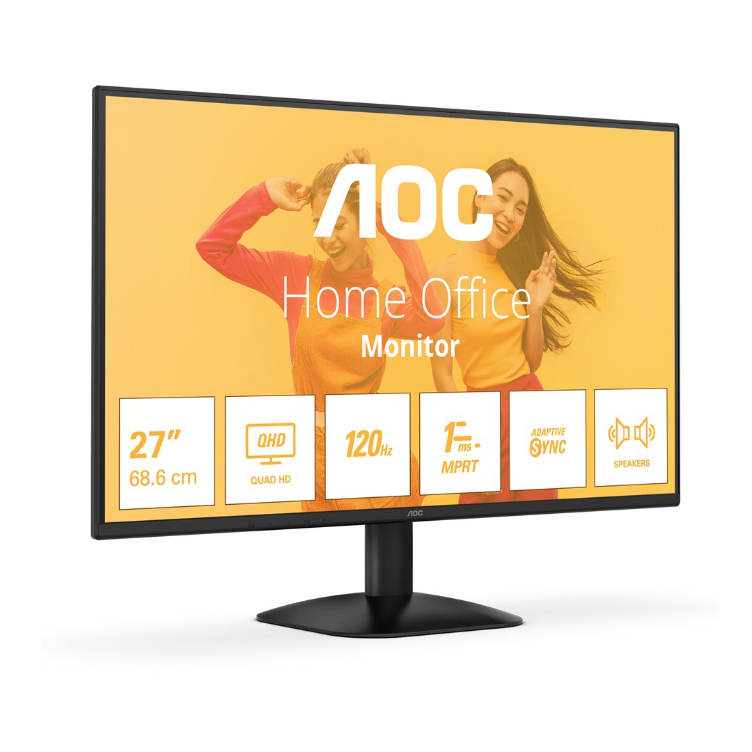Monitor AOC 68,6cm (27") Q27B35S3 16:09 HDMI+DP IPS black - obrazek 2