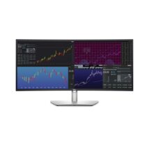 DELL UltraSharp U3423WE LED display 86,7 cm (34.1″) 3440 x 1440 px UltraWide Quad HD LCD Srebrny