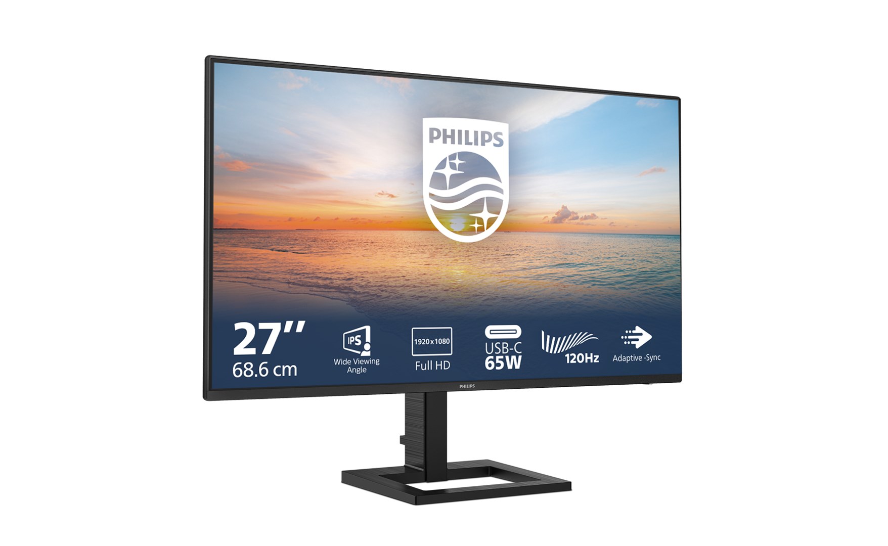 Philips 1000 series 27E1N1300AE/00 LED display 68,6 cm (27") 1920 x 1080 px Full HD LCD Czarny - obrazek 2