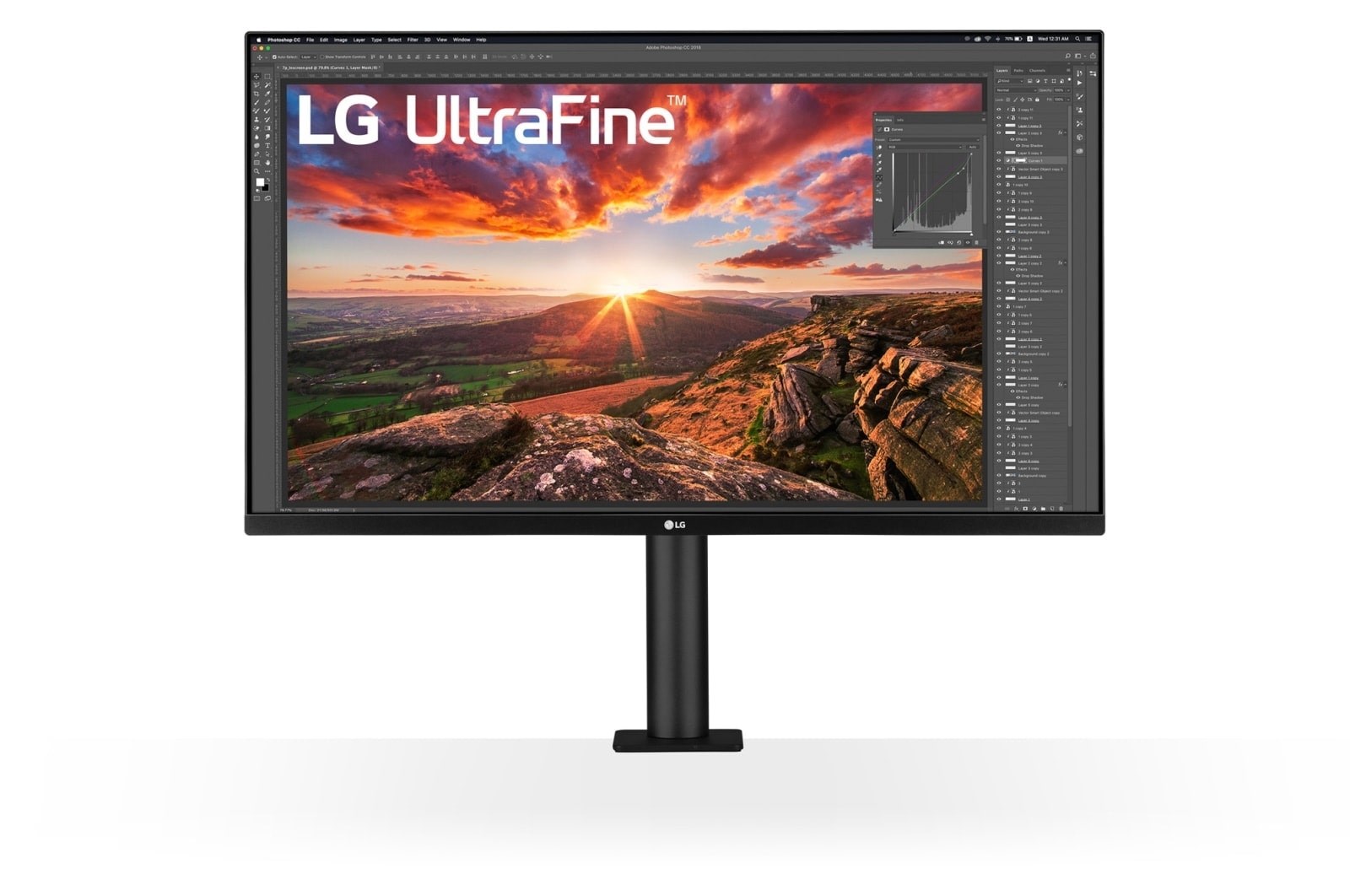 LG 32UN880K monitor komputerowy 81,3 cm (32") 3840 x 2160 px 4K Ultra HD Czarny - obrazek 2