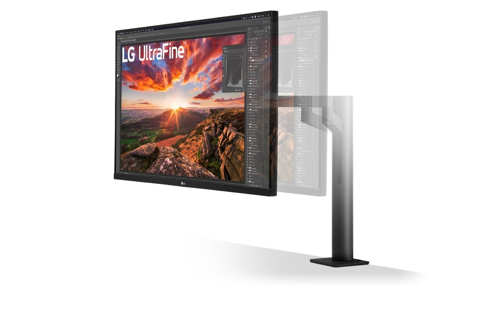LG 32UN880K monitor komputerowy 81,3 cm (32") 3840 x 2160 px 4K Ultra HD Czarny - obrazek 3