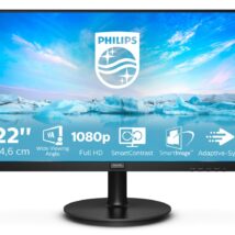 Monitor Philips 221V8A/00 (21,5″; VA; FullHD 1920×1080; HDMI, VGA; kolor czarny)