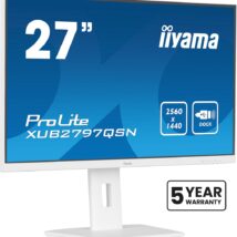 Monitor LED iiyama ProLite XUB2797QSN-W2 – 27 cali – Płaski ekran – 68,6 cm