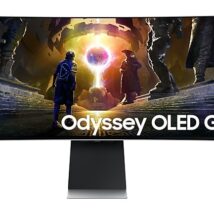 Samsung LS34DG850SUXDU monitor komputerowy 86,4 cm (34″) 3440 x 1440 px OLED Srebrny