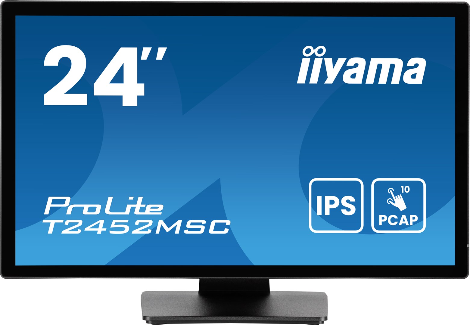 Płaski ekran LCD Iiyama T2452MSC-B1AG Bonded Projective Capacitive 1 - 60.5 cm - obrazek 2