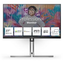 AOC Q27U3CV monitor komputerowy 68,6 cm (27″) 2560 x 1440 px 4K Ultra HD LCD Czarny