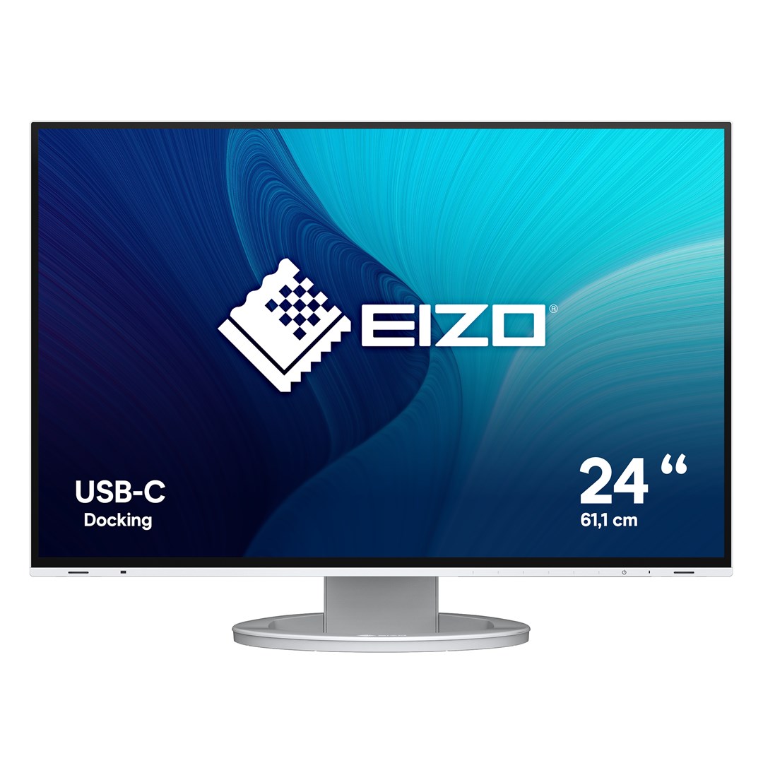EIZO FlexScan EV2485-WT LED display 61,2 cm (24.1") 1920 x 1200 px WUXGA Biały
