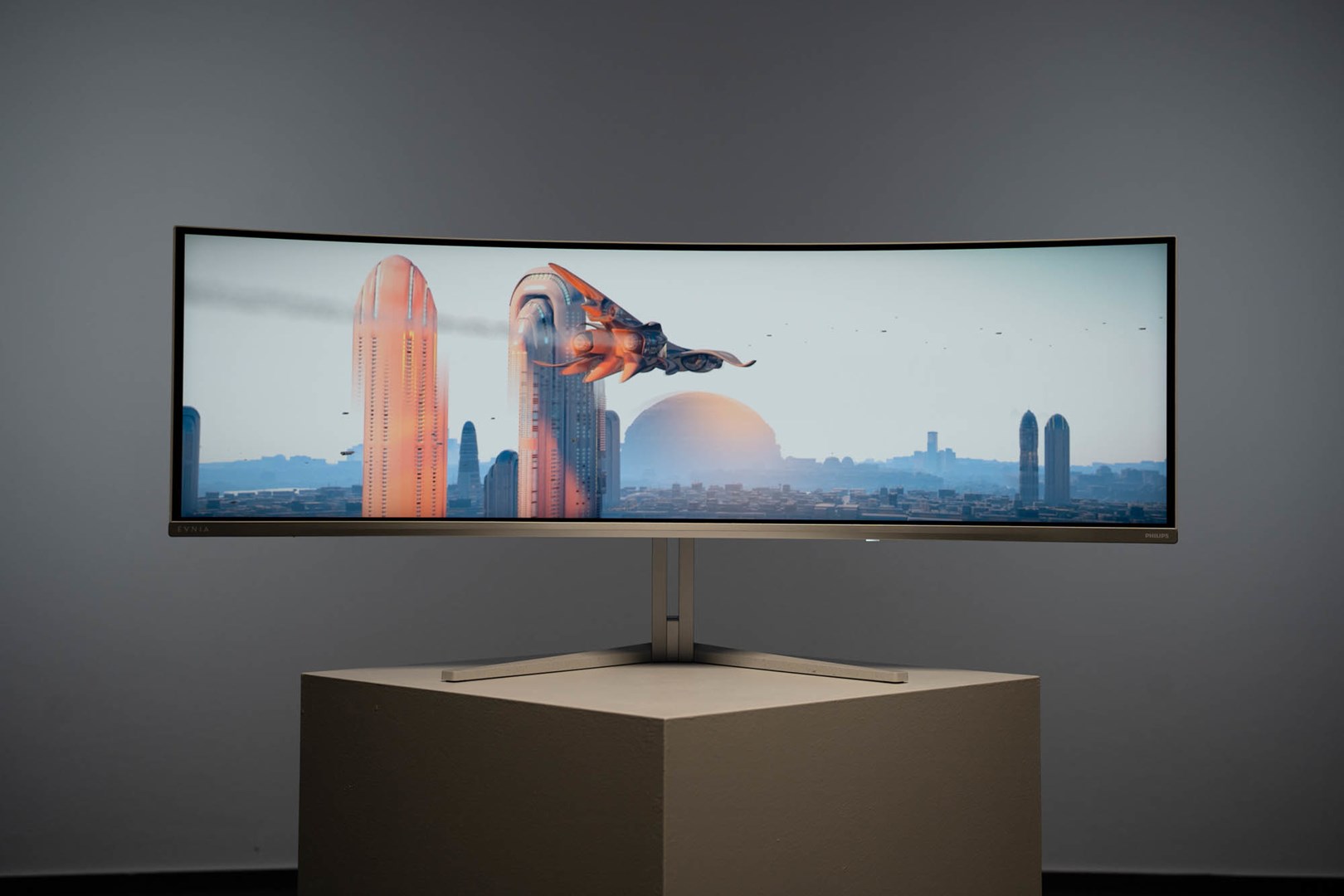 Philips Evnia 8000 49M2C8900/00 monitor komputerowy 124,2 cm (48.9") 5120 x 1440 px Dual QHD QDOLED Biały - obrazek 2