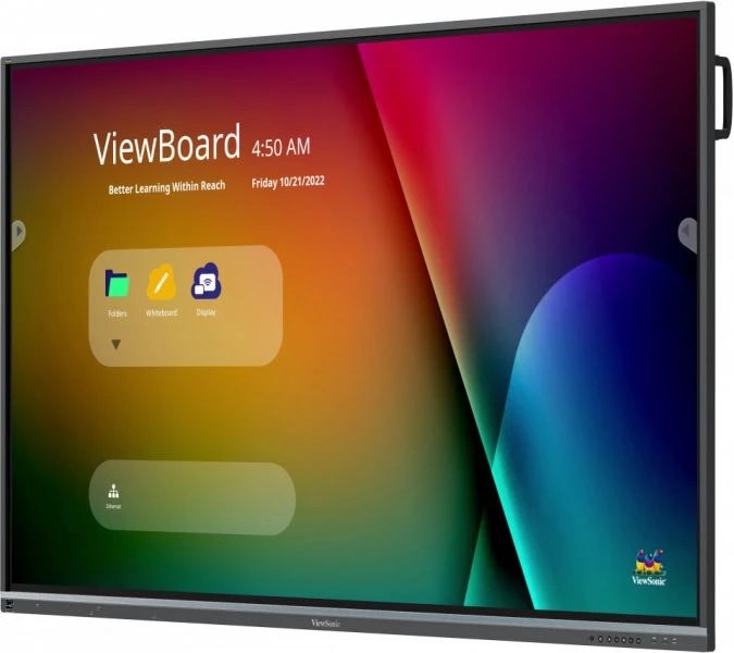 Monitor ViewSonic IFP8650-5F - 2,18 m (86") - 1913 x 1084 mm - 400 cd/m2 - 1,07 miliarda kolorów - 3840 x 2160 pikseli - 4K Ultra HD - obrazek 3