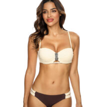 Kostium dwuczęściowy Kostium kąpielowy Model N7-78/P kolor 094 Ecru/Brown – Etna