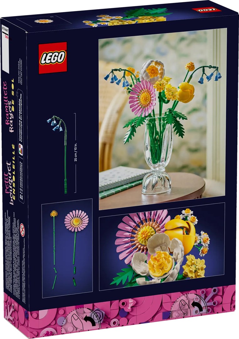 LEGO ICONS 10347 Botanicals - Mały bukiet żółtych kwiatów - obrazek 3