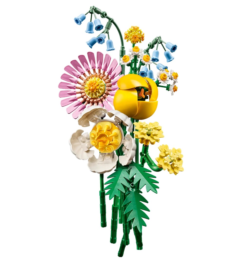 LEGO ICONS 10347 Botanicals - Mały bukiet żółtych kwiatów - obrazek 4