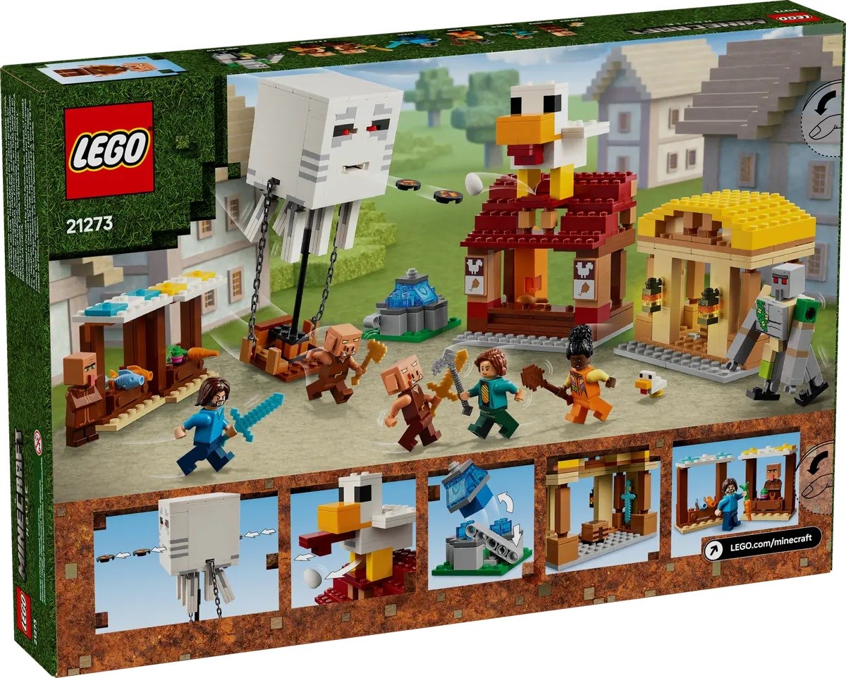 LEGO Minecraft 21273 Atak balonowego Ghasta na wioskę - obrazek 3