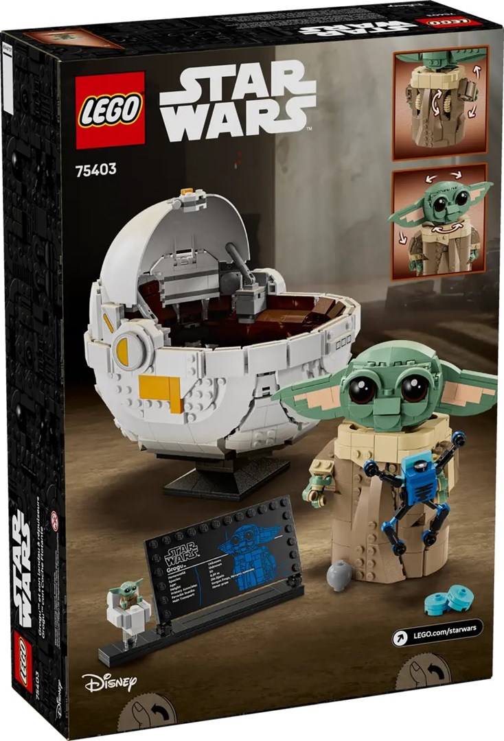 LEGO STAR WARS 75403 Grogu w wózku - obrazek 3