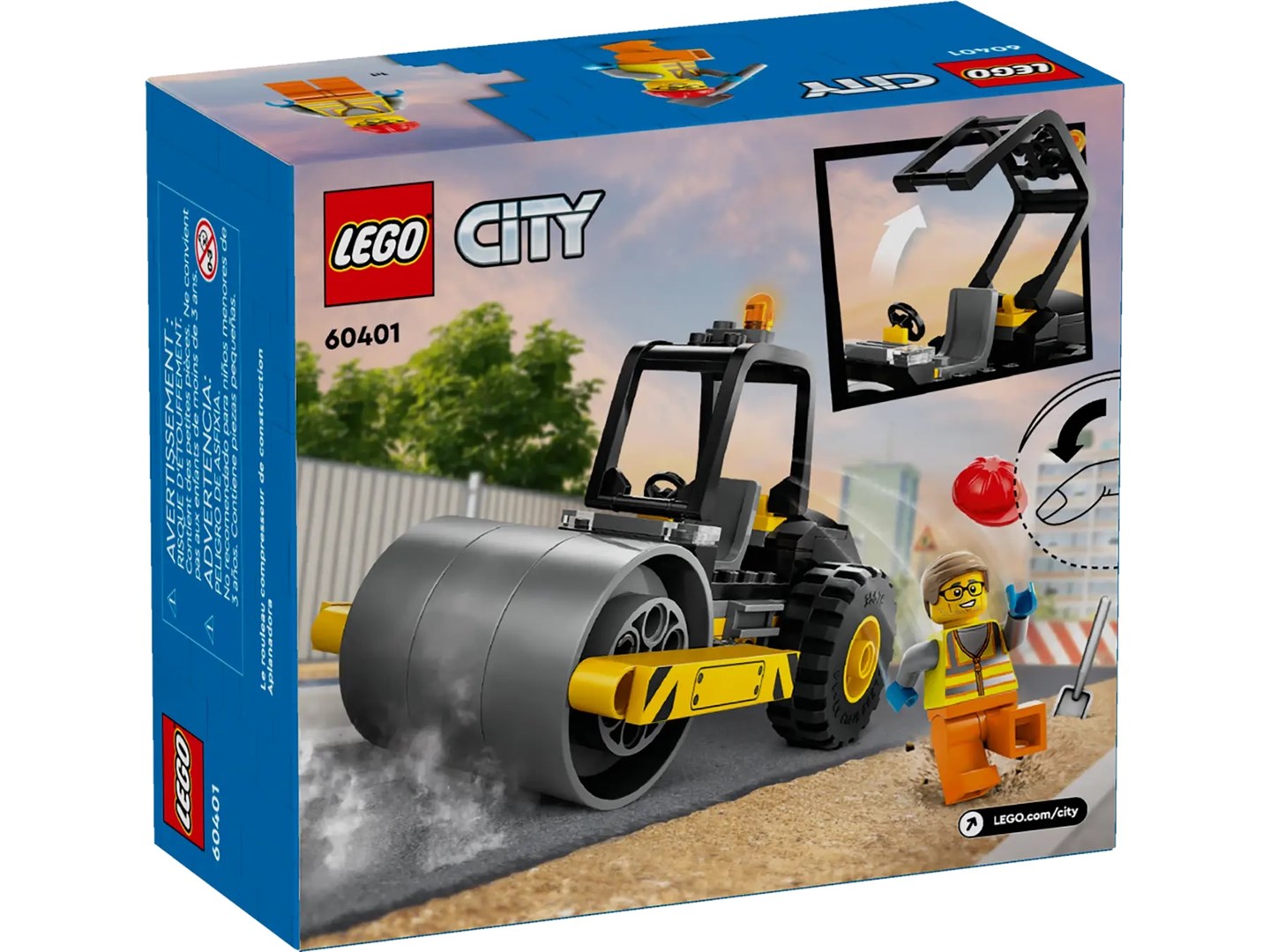 LEGO City 60401 Walec budowlany - obrazek 3