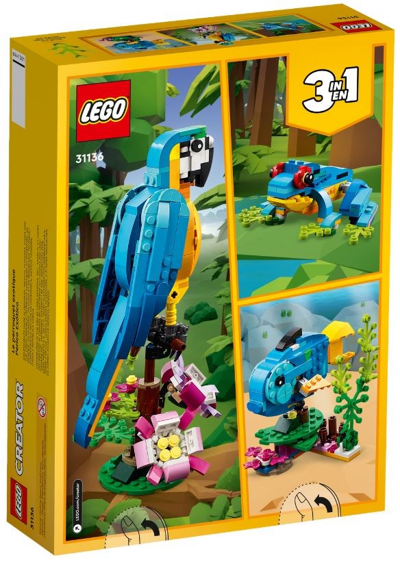 LEGO Creator 31136 Egzotyczna papuga - obrazek 3