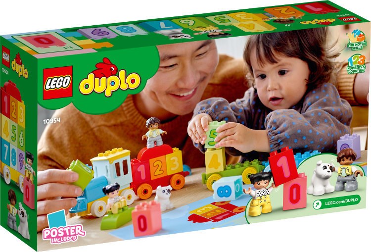 LEGO DUPLO 10954 Pociąg z cyferkami nauka liczenia - obrazek 3