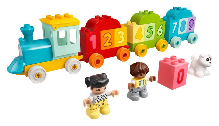 LEGO DUPLO 10954 Pociąg z cyferkami nauka liczenia - obrazek 4