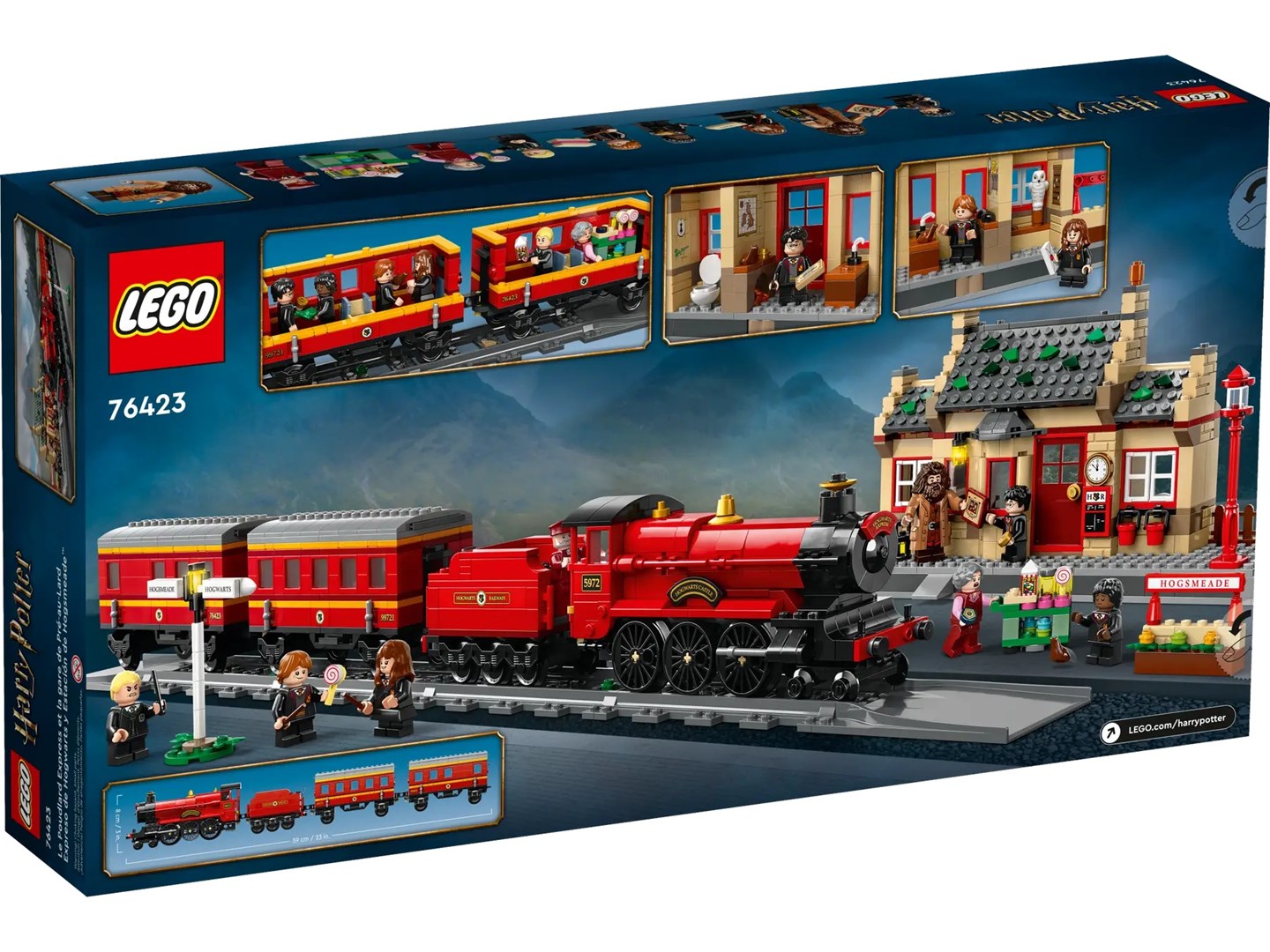 LEGO Harry Potter 76423 Ekspres do Hogwartu i stacja w Hogsmeade - obrazek 3