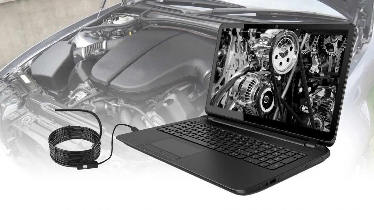 MEDIA-TECH MOBILE ENDOSCOPE – ENDOSKOP USB, ROZDZIELCZOŚĆ VGA, DŁUGOŚĆ 5M, PODŚWIETLENIE LED, MICROUSB, ANDROID MT4095