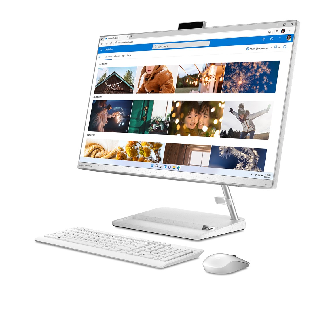 Lenovo IdeaCentre AIO 3 27IAP7 i7-13620H 27" FHD IPS 250nits AG 16GB DDR4 3200 SSD512 Intel UHD Graphics Win11 White (WYPRZEDAŻ) - obrazek 3