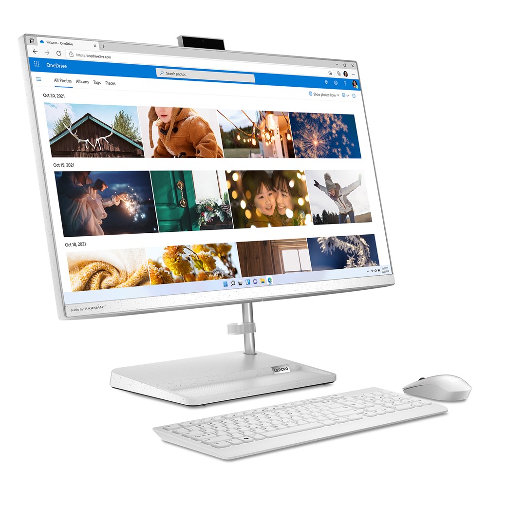Lenovo IdeaCentre AIO 3 27IAP7 i7-13620H 27" FHD IPS 250nits AG 16GB DDR4 3200 SSD512 Intel UHD Graphics Win11 White (WYPRZEDAŻ) - obrazek 4