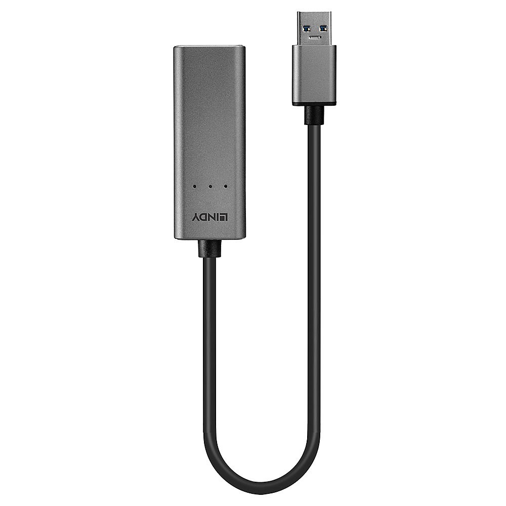 Lindy 43313 zmieniacz płci / kabli USB-A RJ-45 Srebrny - obrazek 3
