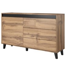 Komoda NORD 138cm dąb wotan/antracyt