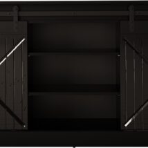 Komoda 160x80x35 GRANERO czarny/czarny poł