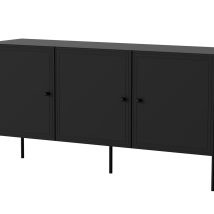 Komoda 3D PALAZZO BIS 151x40x75 czarny mat