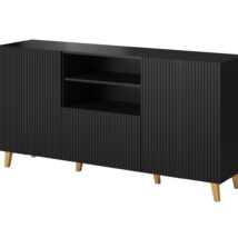 Komoda PAFOS 150x40x82 czarny mat