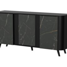 Komoda VOLARE 151x39x75 czarny/san sebastian