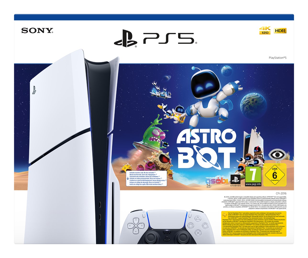 SONY Playstation 5 SLIM Disc 1TB + Astro Bot