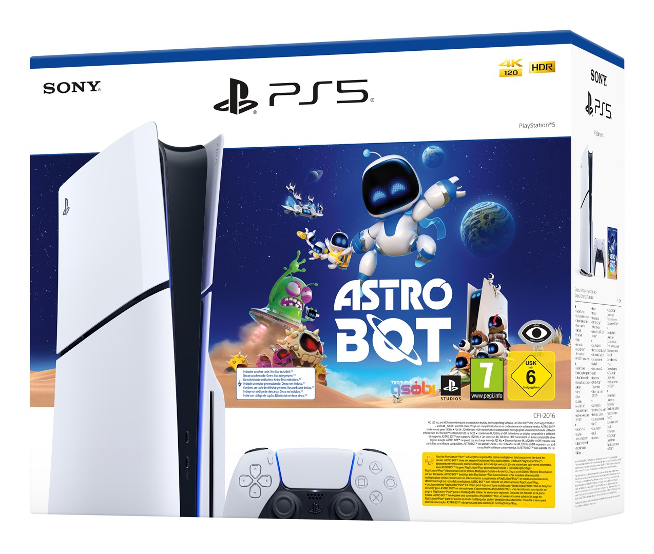 SONY Playstation 5 SLIM Disc 1TB + Astro Bot - obrazek 3