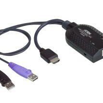 Adapter ATEN KA7168 (HDMI, USB 2.0 – RJ45 ; kolor czarny)