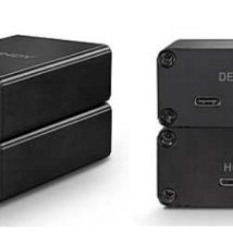 Lindy 43363 przedłużacz sieciowy Nadajnik i odbiornik sieci Czarny