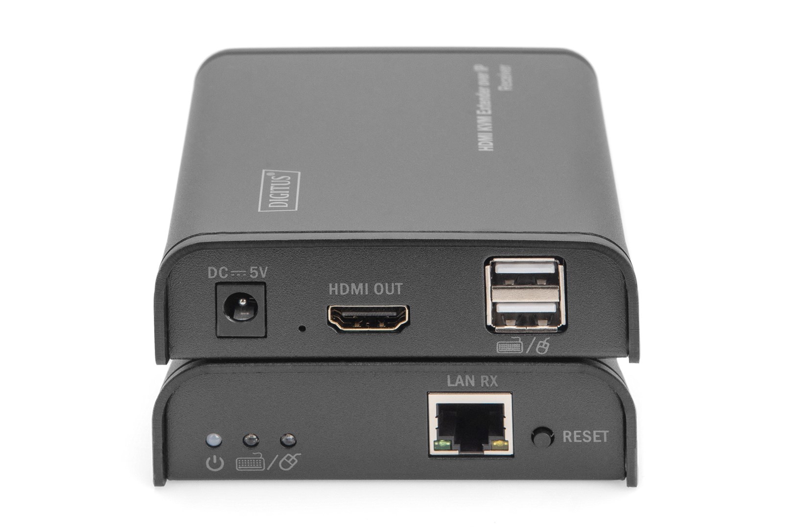 DIGITUS PRZEDŁUŻACZ (EXTENDER) KVM HDMI+USB 120M PO CAT.5E UTP/IP 1080P FHD 60HZ AUDIO (ZESTAW) DS-55202 - obrazek 3