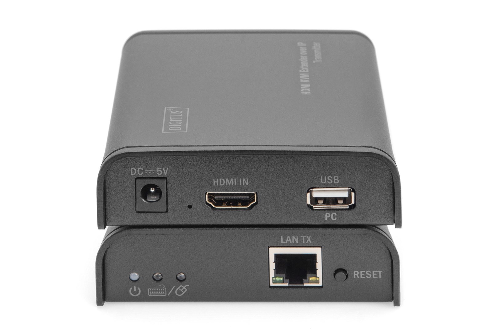 DIGITUS PRZEDŁUŻACZ (EXTENDER) KVM HDMI+USB 120M PO CAT.5E UTP/IP 1080P FHD 60HZ AUDIO (ZESTAW) DS-55202 - obrazek 4