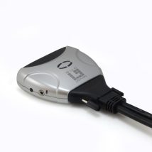 LevelOne KVM-0260 przełącznik KVM Czarny, Szary