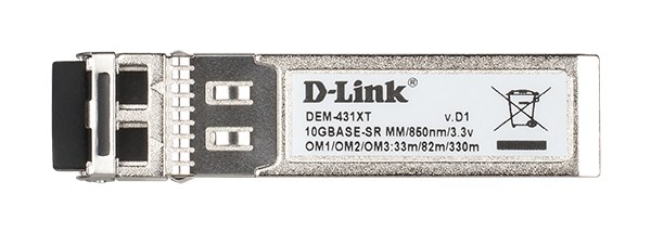 D-LINK DEM-431XT 10GBase-SR SFP+Transceiver,80/300m - obrazek 3