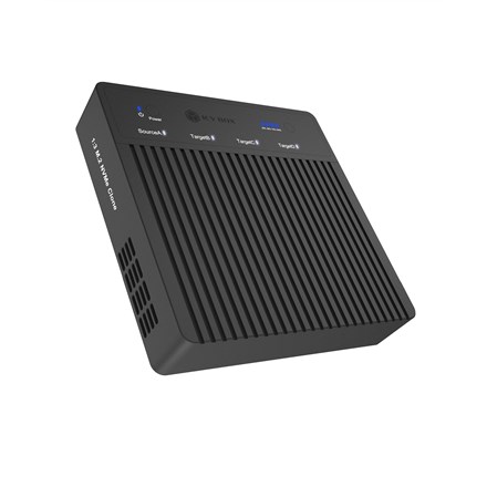 Raidsonic 4-kieszeniowy powielacz USB4 (klon 1:3) dla dysku SSD NVMe M.2 - obrazek 3