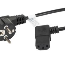 Kabel Lanberg CA-C13C-12CC-0018-BK (C13 / IEC C13 / IEC 320 C13 F – Schuko M; 1,8m; kolor czarny)